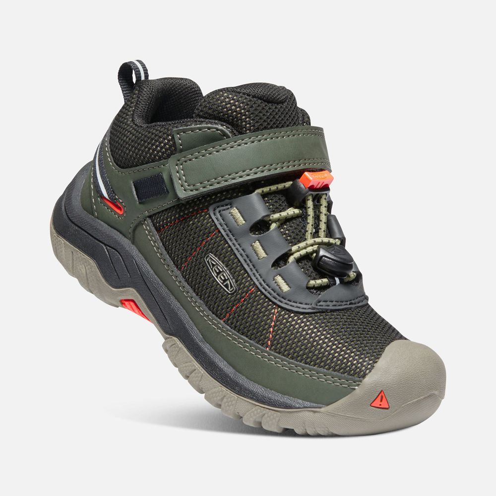 Keen Spor Ayakkabı Çocuk Zeytin Yeşili/Turuncu - Targhee Sport Vent Shoes - Türkiye LXQD59760